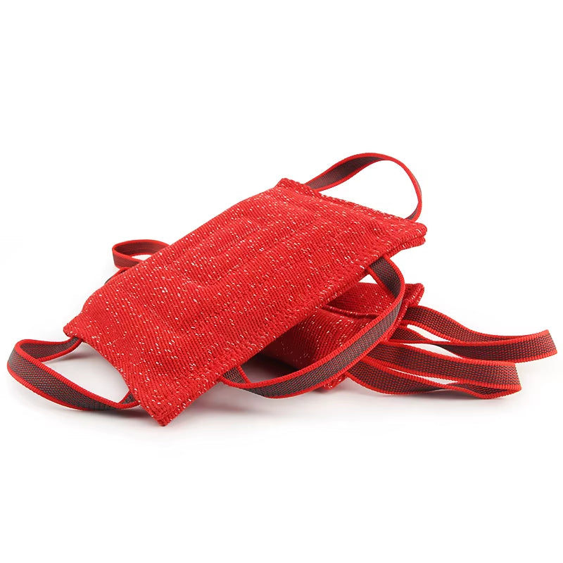 Red Durable Dog Training Bite Stick Tug Dogs Toy Bite Dog Interactive Pet Dog Chew Toys