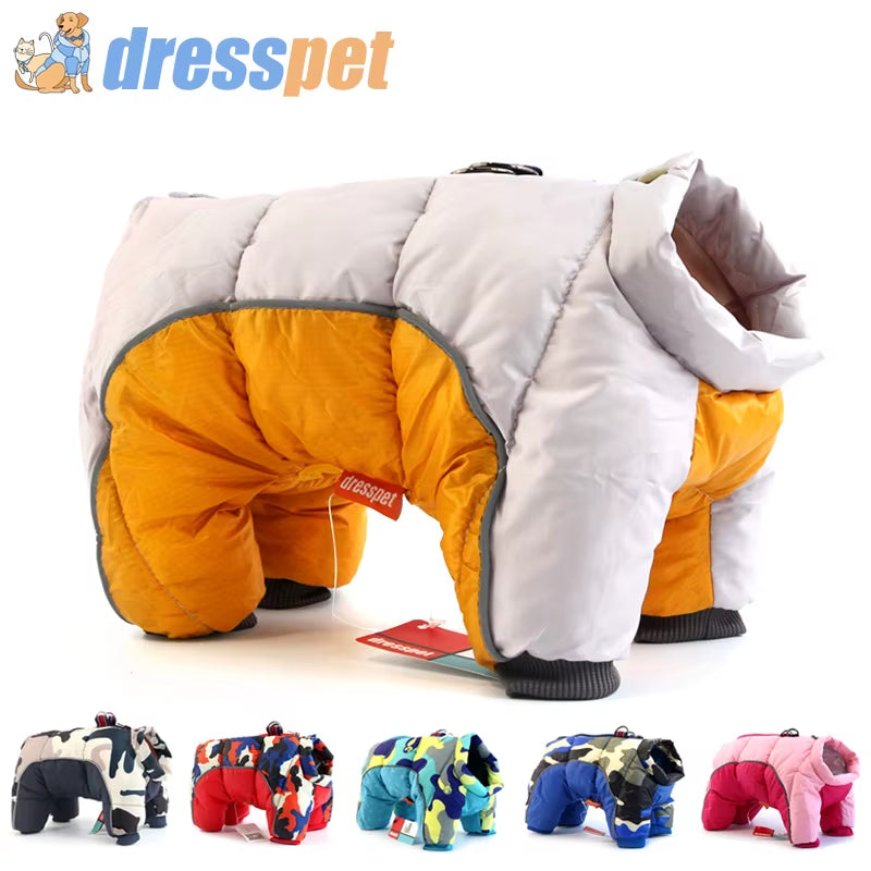 Winter Pet Dog Clothes Super Warm Jacket Thicker Cotton Coat Waterproof Small Dogs Pets Clothing for French Bulldog Puppy