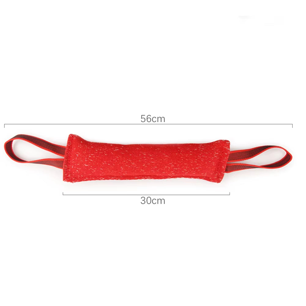 Red Durable Dog Training Bite Stick Tug Dogs Toy Bite Dog Interactive Pet Dog Chew Toys