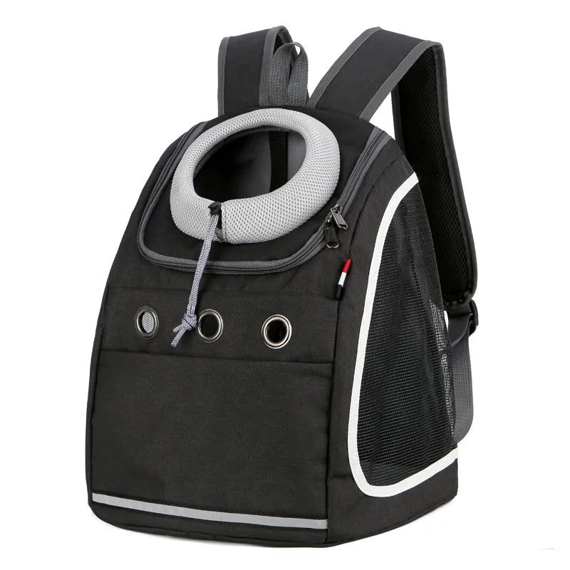 Double Shoulder Strong Pet Carrier Backpack Dog Cat Outdoor Travel Carrier Packbag Portable Pet Bag Mesh Backpack Head for Dog