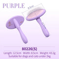 Fenice Pet Hair Brush Massage Handle Comb for Dog Cat Grooming Pet Hair Cleaning Tool