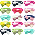 50/100Pcs Pet Dog Bowties Flowers Dog Accessories Dog Bow Tie Small Dog Bowties Collar Pet Products Dog Accessories for Dogs