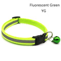 Reflective Nylon Dog Collar Night Safety Flashing Light up Adjustable Dog Leash Pet Collar for Cats and Small Dogs Pet Supplies