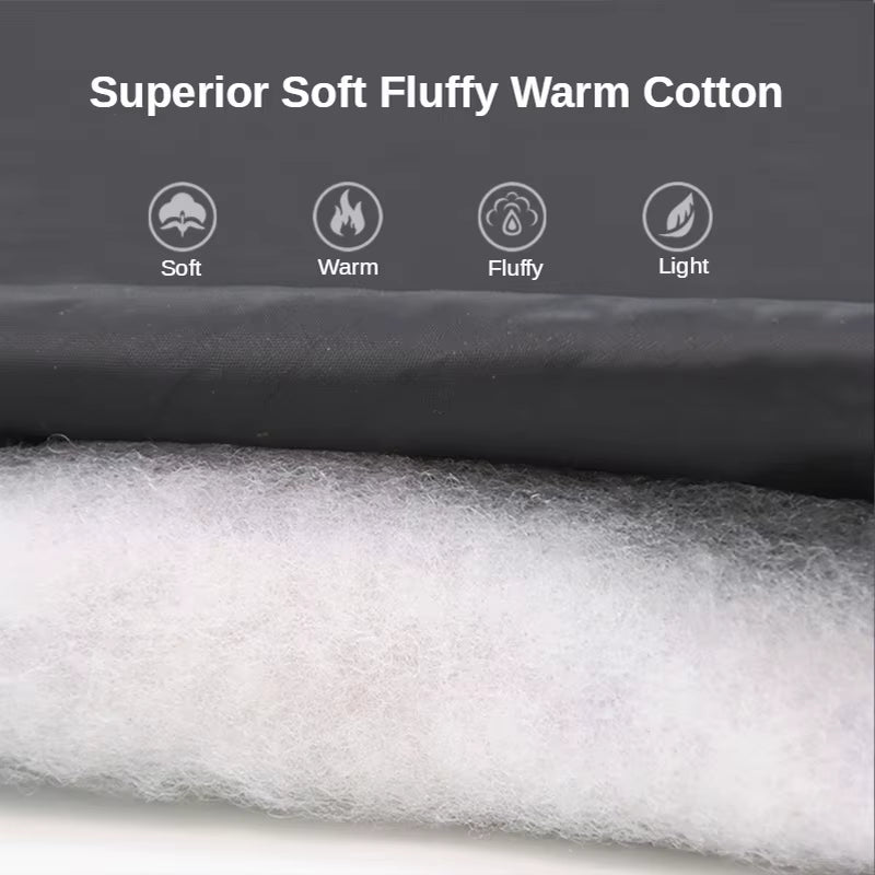 Clothes for Large Dogs Waterproof Big Dog Vest Jacket Autumn Winter Warm Fur Collar Pet Dog Coat for French Bulldog Wilma Dog