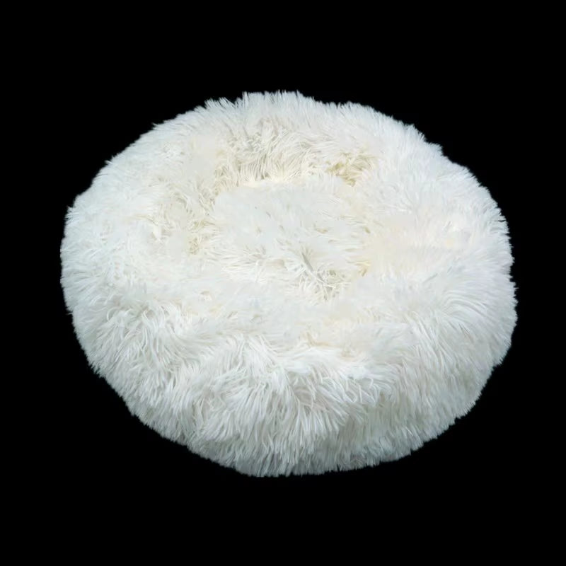 Pet Dog Bed for Dog Large Big Small for Cat House round Plush Mat Sofa Dropshipping Products Pet Calming Bed Dog Donut Bed