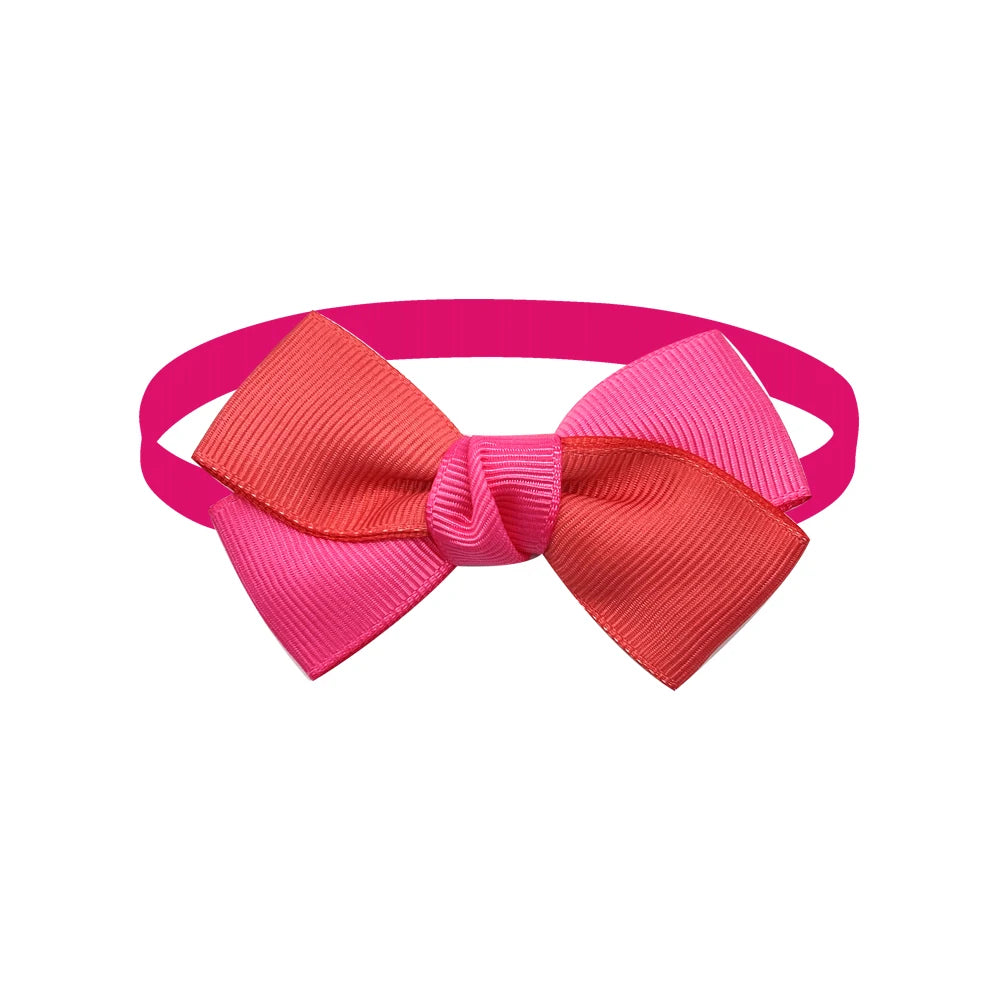 50/100Pcs Pet Dog Bowties Flowers Dog Accessories Dog Bow Tie Small Dog Bowties Collar Pet Products Dog Accessories for Dogs