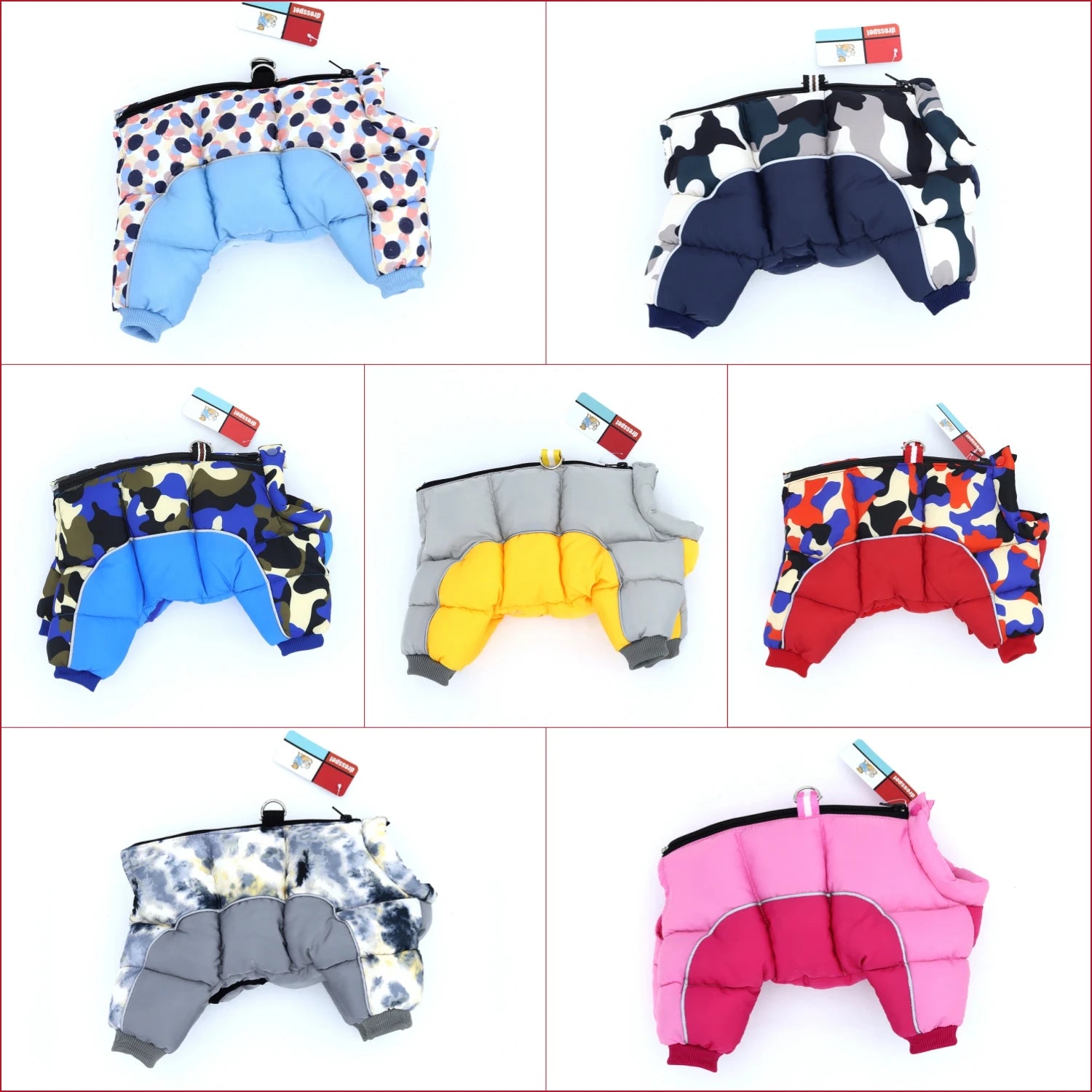 Winter Pet Dog Clothes Super Warm Jacket Thicker Cotton Coat Waterproof Small Dogs Pets Clothing for French Bulldog Puppy