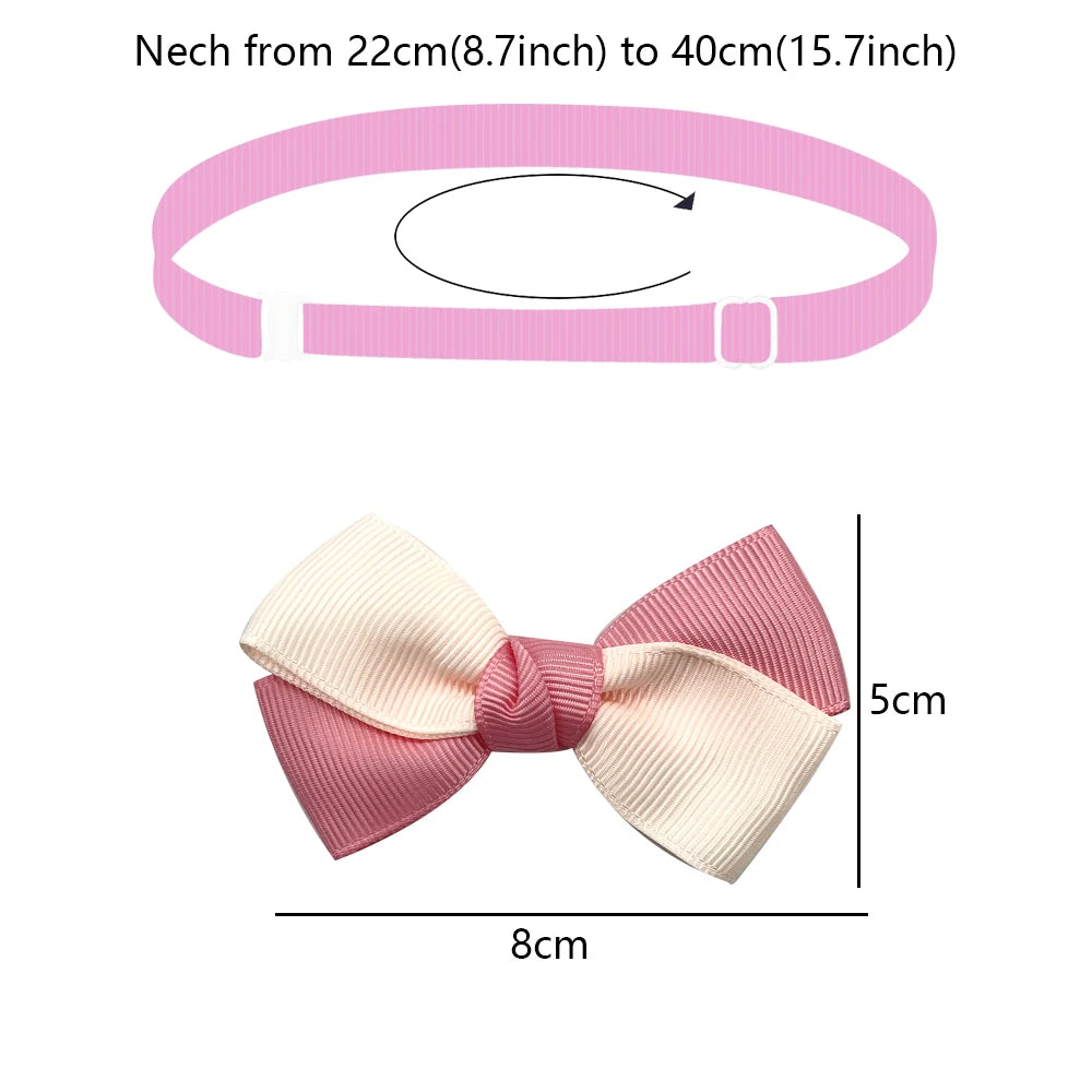 50/100Pcs Pet Dog Bowties Flowers Dog Accessories Dog Bow Tie Small Dog Bowties Collar Pet Products Dog Accessories for Dogs